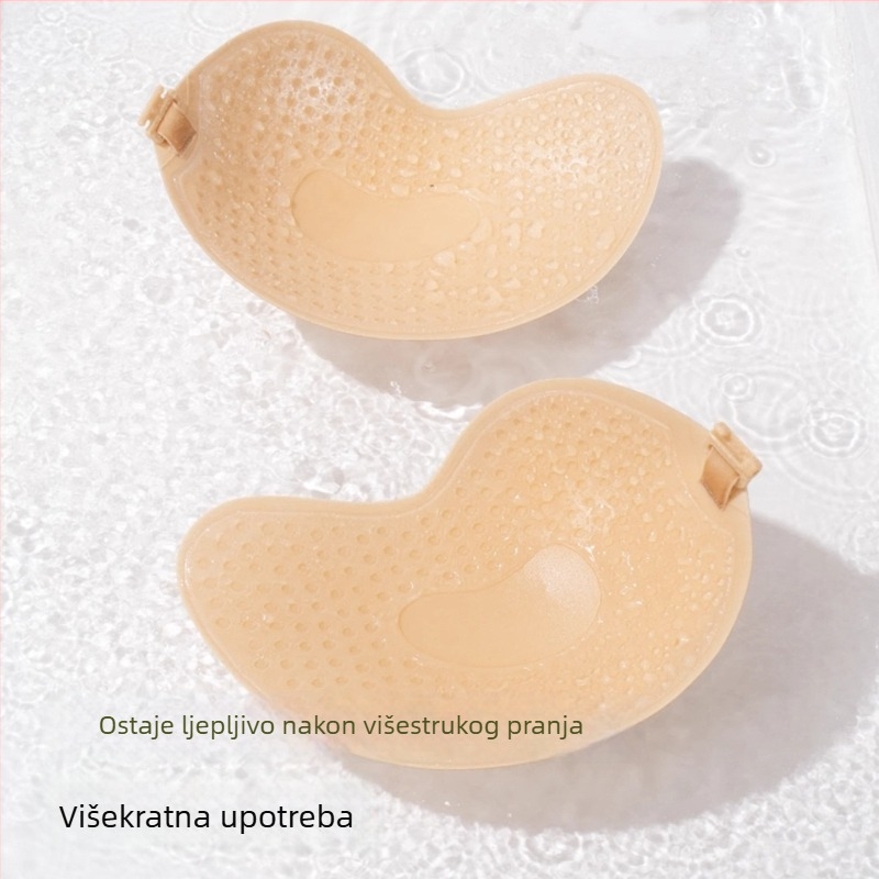 Langsha flaster za grudi za žene, nevidljivi push-up, tanak ljetni dodatak za vjenčanicu i kaiše, oblik manga