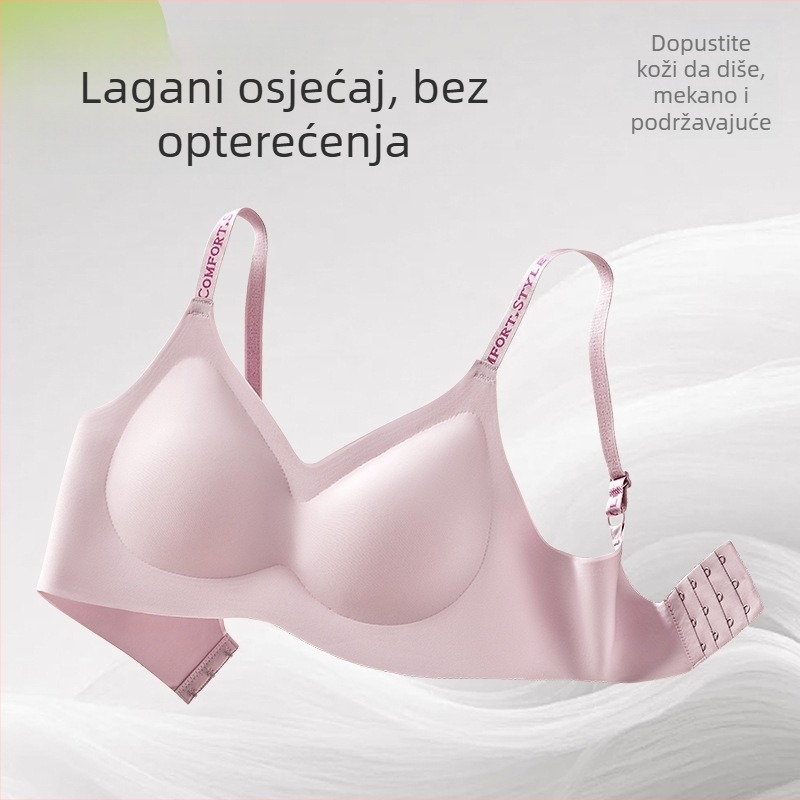 Nova bezšivna grudnjak za žene – udoban, prozračan, bez žice, Push-Up učinak, lijep leđa