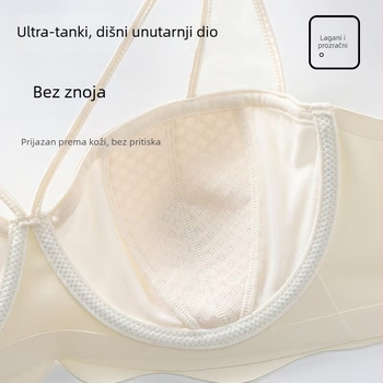 Ultra-tanki seksi grudnjak za oblikovanje i podizanje, s mekanim čeličnim prstenom i podesivim naramenicama