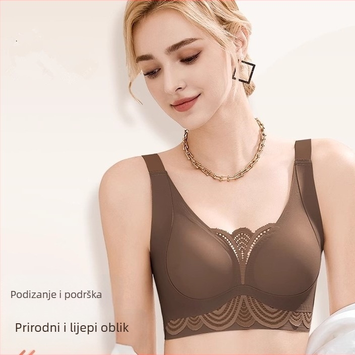 Bežični tanak push-up grudnjak za male grudi, oblikuje i podiže te sužava bočne dijelove
