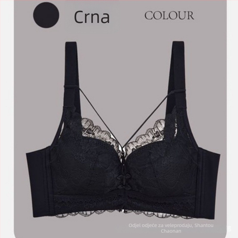 Qianyi Lingerie 9962 Grudnjak s košarom B, puni košarica, Push-Up, tanke oblikovane košarice, stražnje zatvaranje s četiri reda kukica