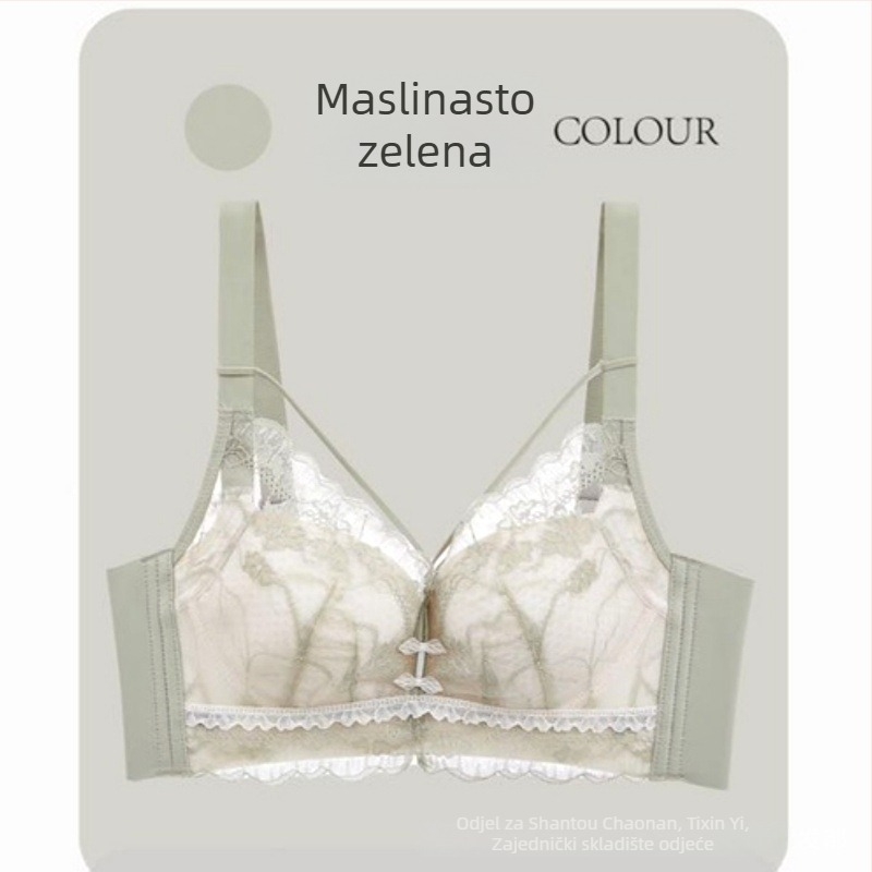 Qianyi Lingerie 9962 Grudnjak s košarom B, puni košarica, Push-Up, tanke oblikovane košarice, stražnje zatvaranje s četiri reda kukica