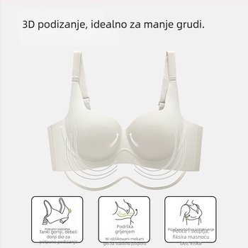 Yi Xingyao Bezšivni grudnjak za podizanje, bežični, za male grudi, s mekanom podrškom