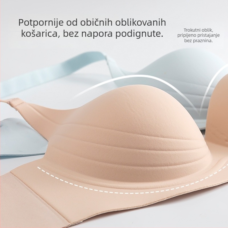 Yi Xingyao Bezšivni grudnjak za podizanje, bežični, za male grudi, s mekanom podrškom