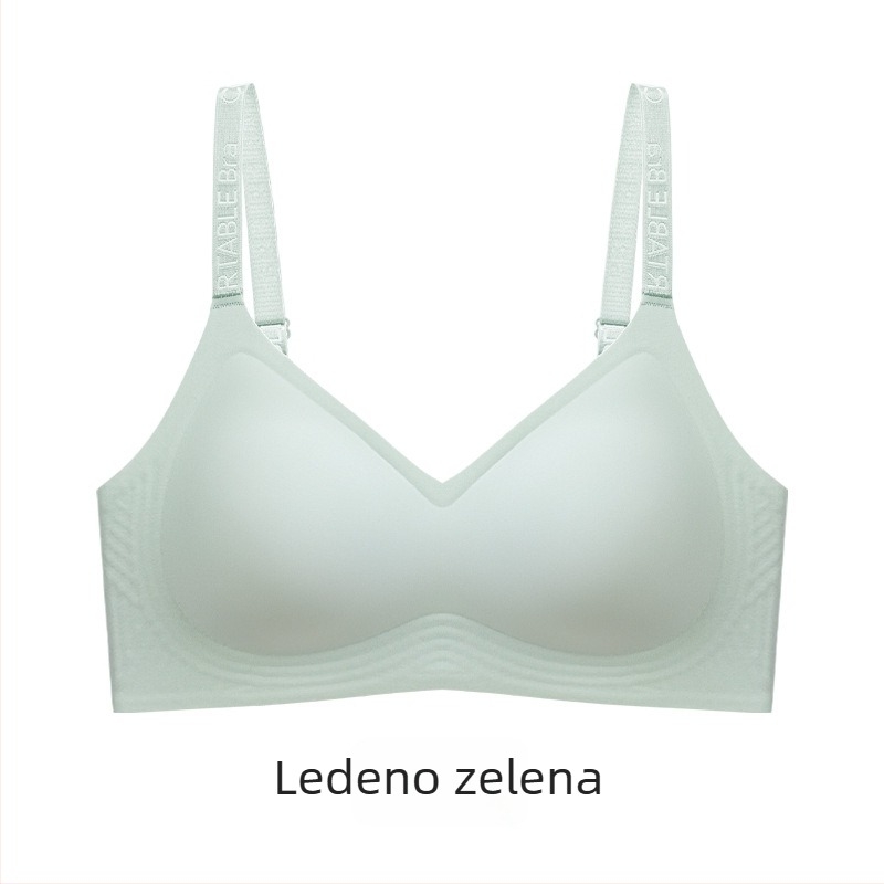 Set donjeg rublje s anti-gravitacijskim podizanjem za žene – push-up grudnjak za male grudi, bez tragova, naramenice s slovima