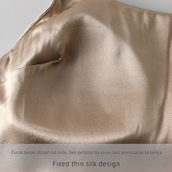 Bralet od Mulberry Silk s punim košem, tan oblik šalice i spužvasta podrška, prozračan, dvostruke stražnje kopče