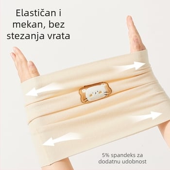 Nidobear Dječji šal za vrat od 100% pamuka, zimski, s motivom crtanog lika, unisex