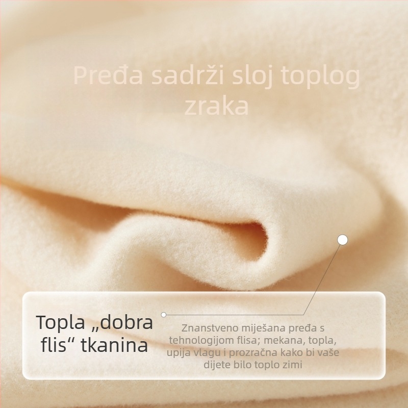 Nidobear Dječji šal za vrat od 100% pamuka, zimski, s motivom crtanog lika, unisex