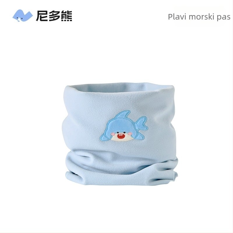Nidobear Dječji šal za vrat od 100% pamuka, zimski, s motivom crtanog lika, unisex