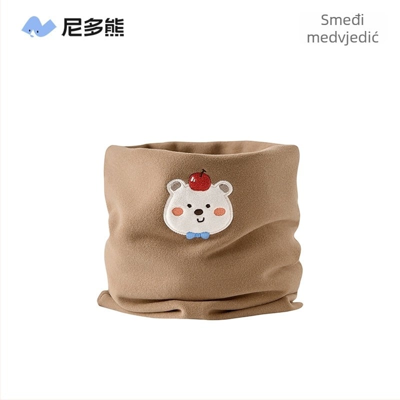 Nidobear Dječji šal za vrat od 100% pamuka, zimski, s motivom crtanog lika, unisex