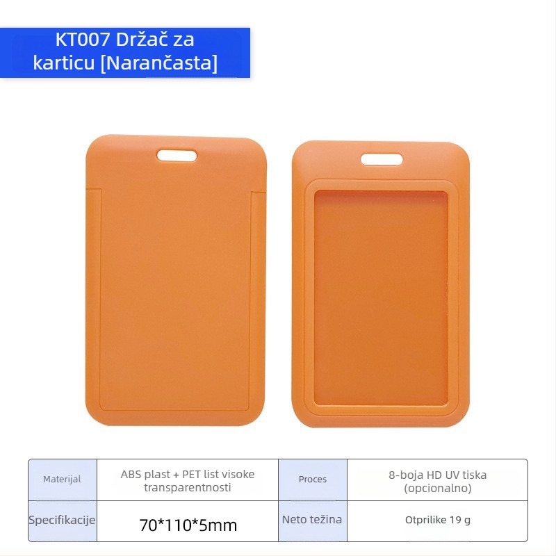 Držač kartice s karikaturnim dizajnom, ABS plastika + prozirna PET ploča, moguć branding