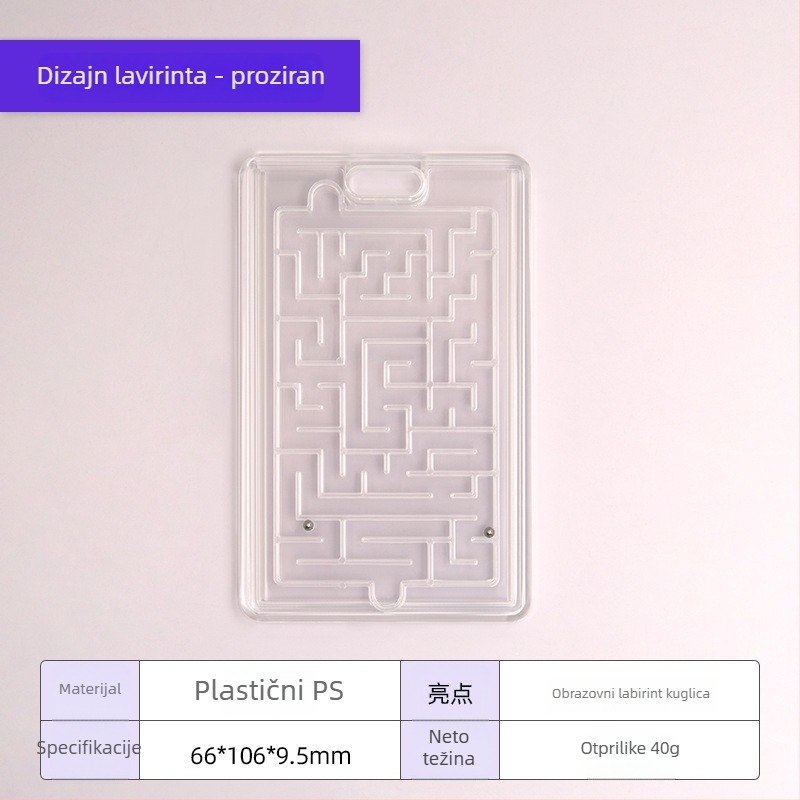 Držač kartice s karikaturnim dizajnom, ABS plastika + prozirna PET ploča, moguć branding