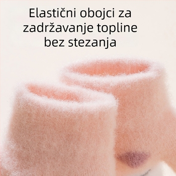 Dječje rukavice s polugom prsta od umjetnoga kašmira, fleece podstavljene, s karikaturnim uzorkom, za uzrast 0-2 godina, jesen/zima