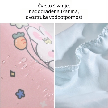 Dječje vodootporne rukave s anti-prljavim dizajnom, unisex, karikatura uzorak, uzrast 0–8 godina, zimska uporaba