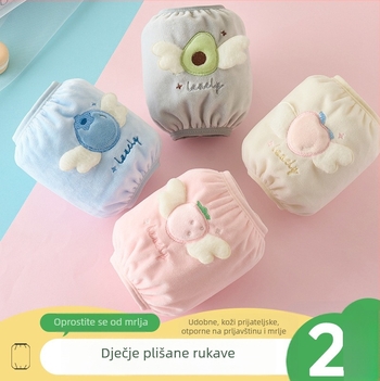 Dječji velur rukav zaštitnici – Protiv prljavštine, Jesen–Zima, Crtani uzorak, Za dob 1–3 i 3–8 godina, Materijal: Drugo