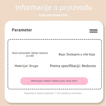 Rukavice za jelo, karikaturalni stil, vodootporne, otporne na prljavštinu i habanje, kod 22457