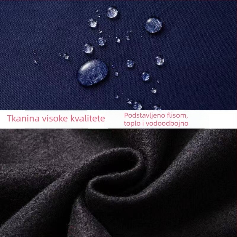 Kuhinja pregača s dugim rukavima, vodootporna i otporna na ulja, PVC tkanina s poliesterom za podlogu, veličina 3XL, Camellia
