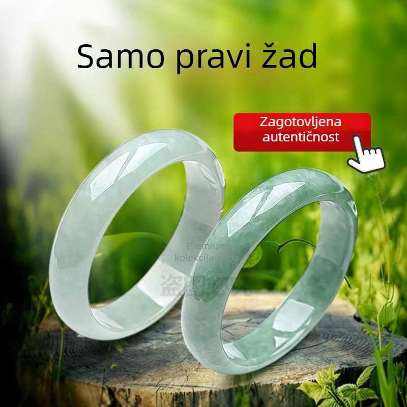 Narukvica – Jade sa zlatnim ugradnjama, Ručno izrađeno, Podrijetlo Guangzhou, Zima 2024