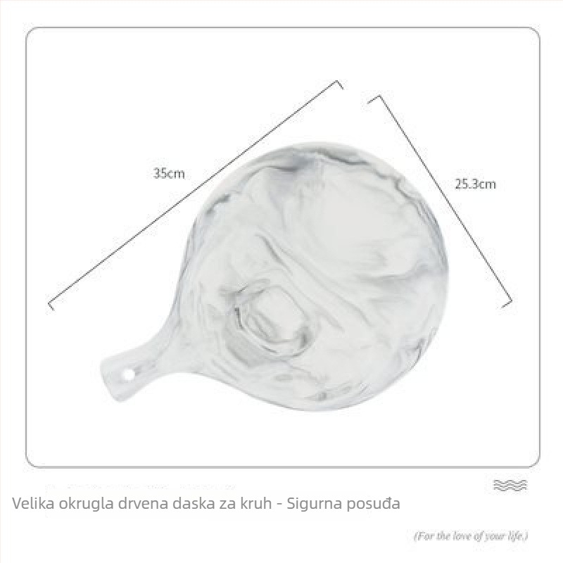 Keramički nordijski okrugli pladanj, jednofarban uzorak, nordijski stil, za posluživanje deserata i sušija