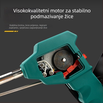 Stanica za lemljenje s pedalom, konstantna/nastavljiva temperatura, automatska doprema cinka, nehrđajući čelik, 24V, 80–120W