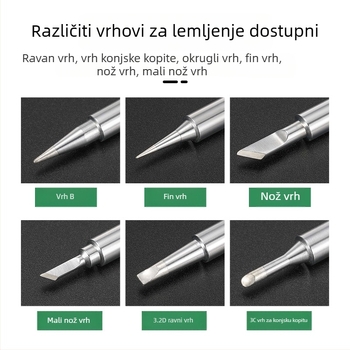 Vrh za lemilo BY905 – Univerzalno unutarnje grijanje, 60W, bakar, vrh u obliku potkove 905S