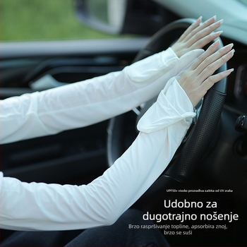 Ženske UV zaštitne rukave za ljeto - opuštene kroja, tanke, za vožnju biciklom i na otvorenom