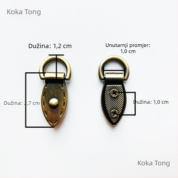 sanmushi torba s metalnim hardverom, crossbody remen, kuku za remen, bajonet kopče, bočni klipse