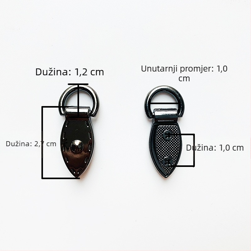 sanmushi torba s metalnim hardverom, crossbody remen, kuku za remen, bajonet kopče, bočni klipse