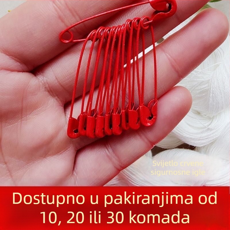 Novi stil crvena vjenčana broš za mladenku, pogodna za nevine sanduke i svadbene proslave, sigurno pričvršćivanje