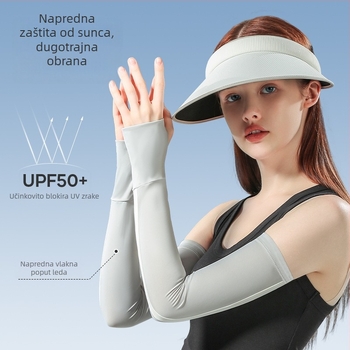 Gu Teng predlaktni rukavi, najlon Ice Silk materijal, 81–95% sadržaja najlona, ljetna kolekcija 2024