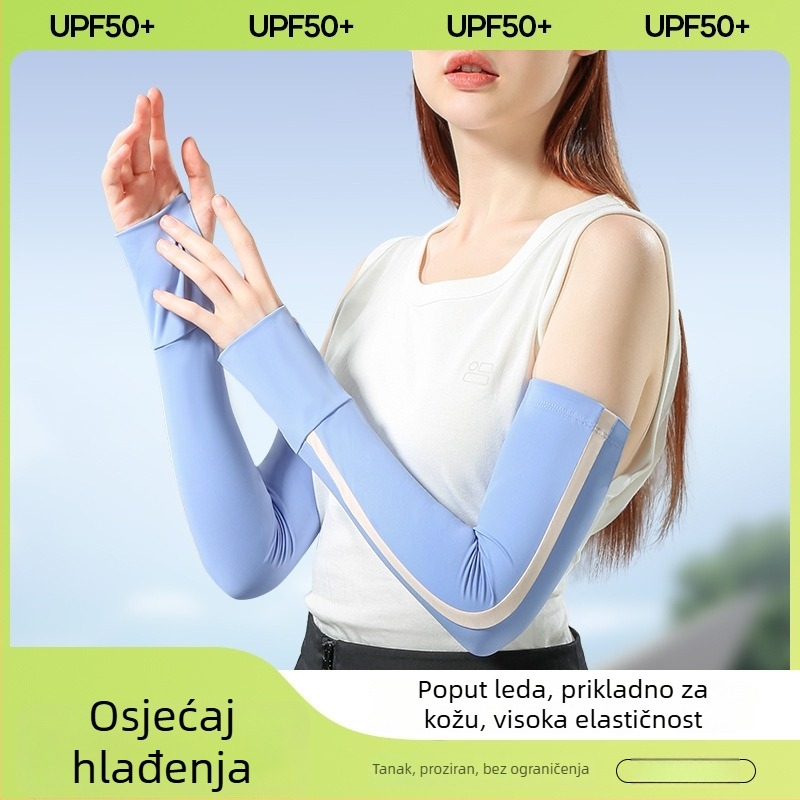 Gu Teng predlaktni rukavi, najlon Ice Silk materijal, 81–95% sadržaja najlona, ljetna kolekcija 2024
