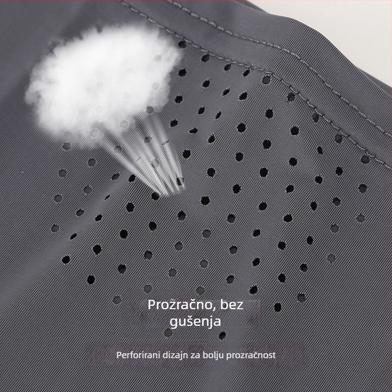 Maska za uši od Ice Silk UV za vanjsku vožnju biciklom – prozračna, brzo se suši, poliester, djelomično pokriveno lice