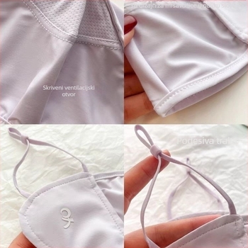 Ženska tanka zaštitna maska od sunca za vožnju biciklom na otvorenom, prozračna ice silk tkanina, UV zaštita i zaštita područja oko očiju.