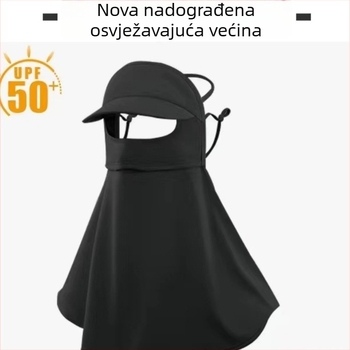 Cjelovita lice maska od Ice Silk za biciklizam – prozračna, UV zaštita, otporna na vjetar, zaštita vrata