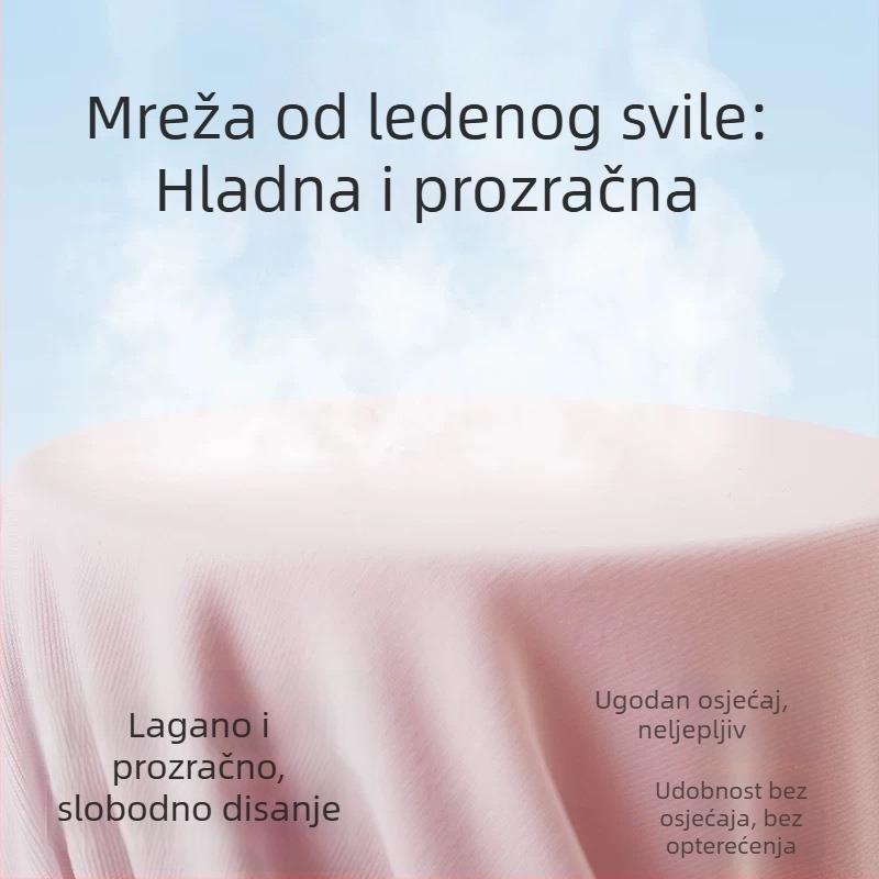 Niubby dječja maska od ice silk s UV zaštitom — potpuno prekrivanje lica i vrata, prozračna