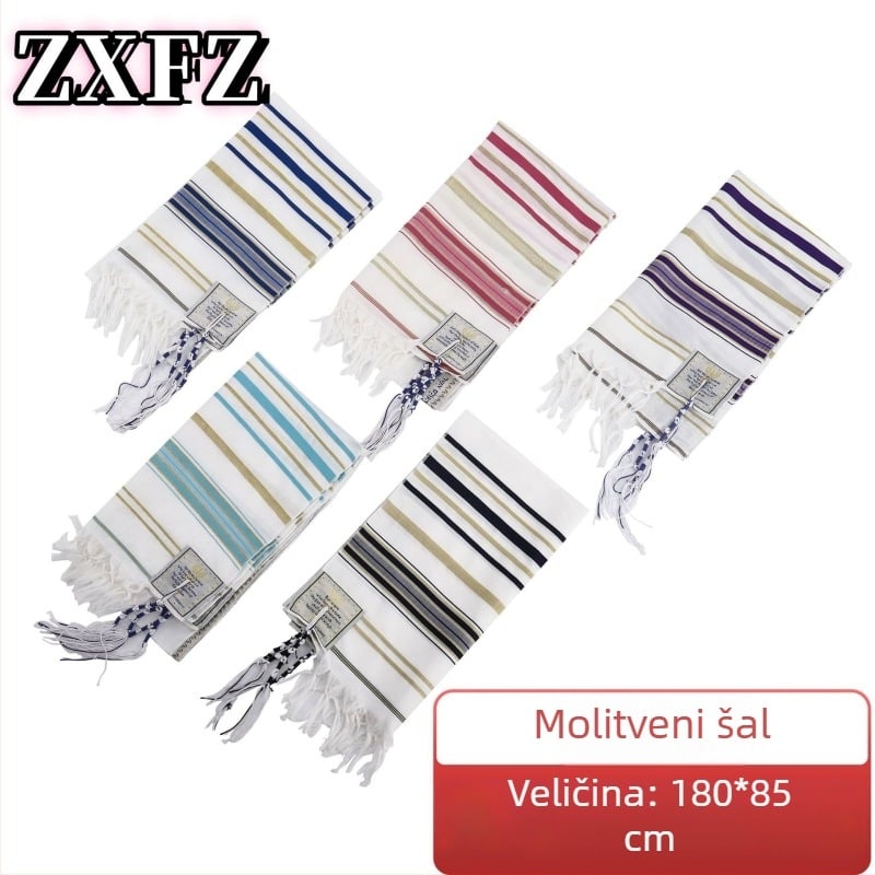 Turbán za molitvu od poliestera, jednostavno tkanje, unisex, pogodan za sve sezone, retro etnički stil