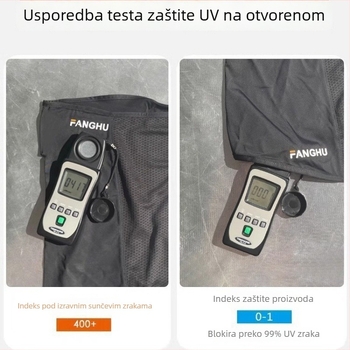 Maska za lice i vrat s UV zaštitom, prašnjom otporno, Ice Silk tkanina, poliester 71-80% i spandeks 21-30%
