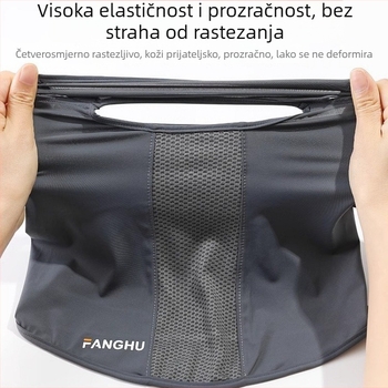 Maska za lice i vrat s UV zaštitom, prašnjom otporno, Ice Silk tkanina, poliester 71-80% i spandeks 21-30%