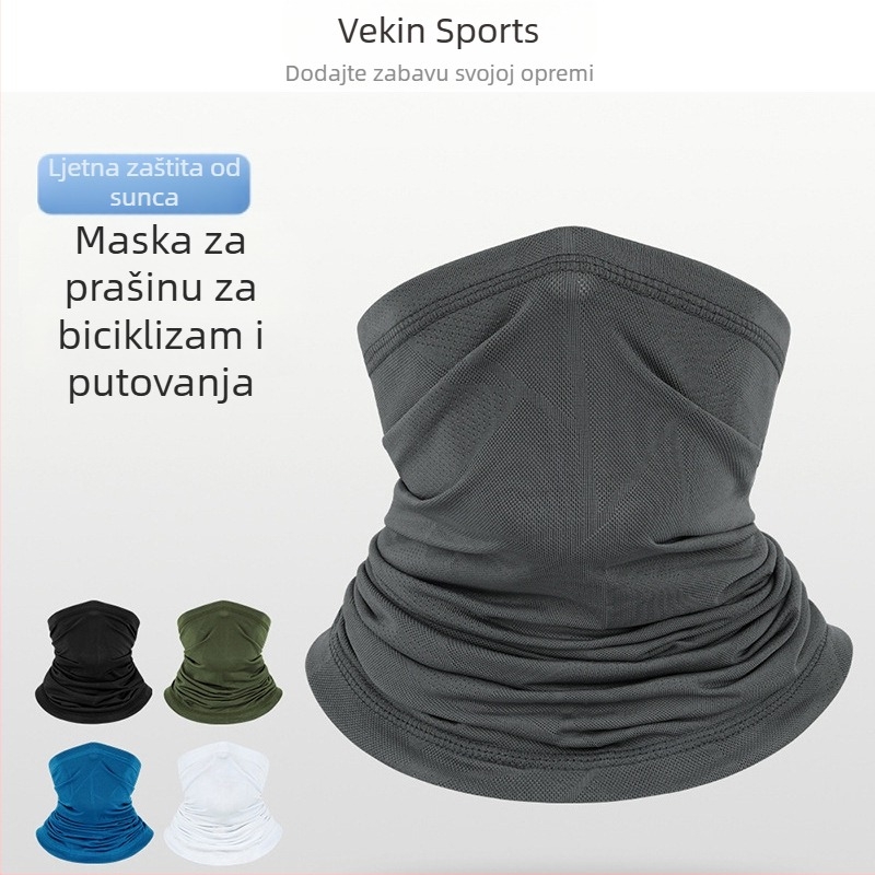 Maska za lice za vožnju motocikla, poliester, unisex, MZ856