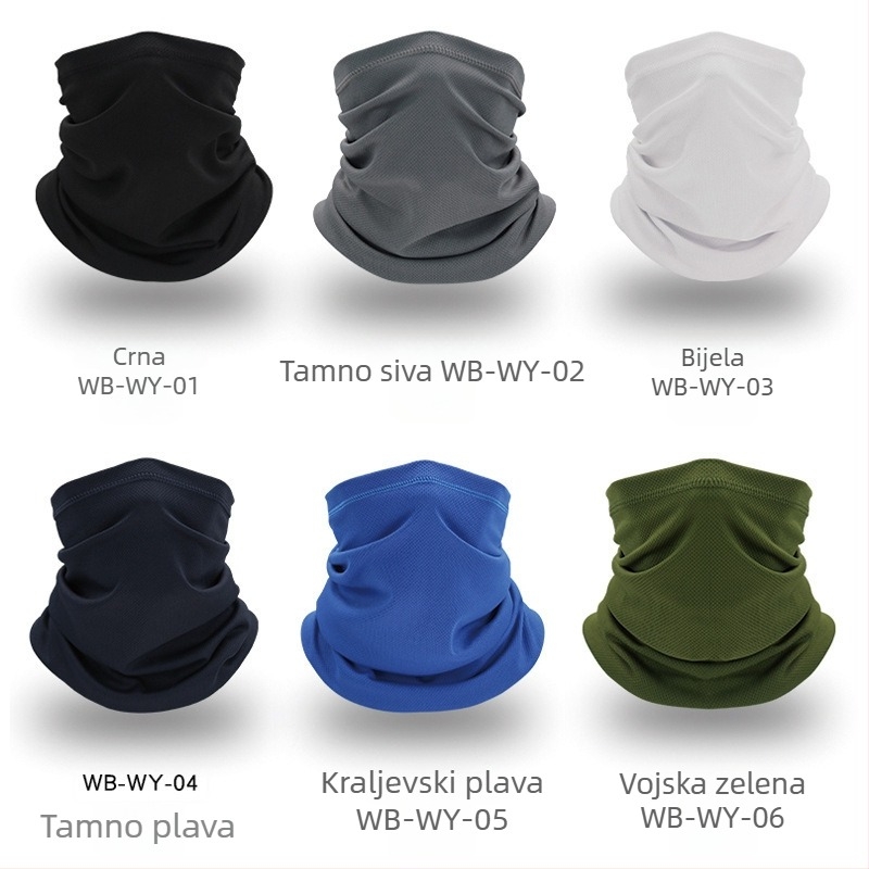 Maska za lice za vožnju motocikla, poliester, unisex, MZ856