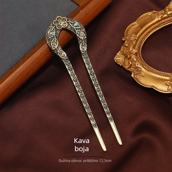 Julang vintage spona za kosu od legure – elektroplatirano, proljeće 2025