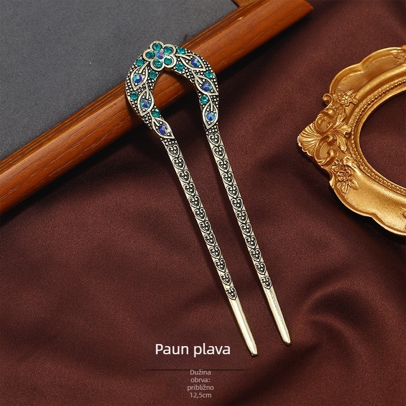 Julang vintage spona za kosu od legure – elektroplatirano, proljeće 2025