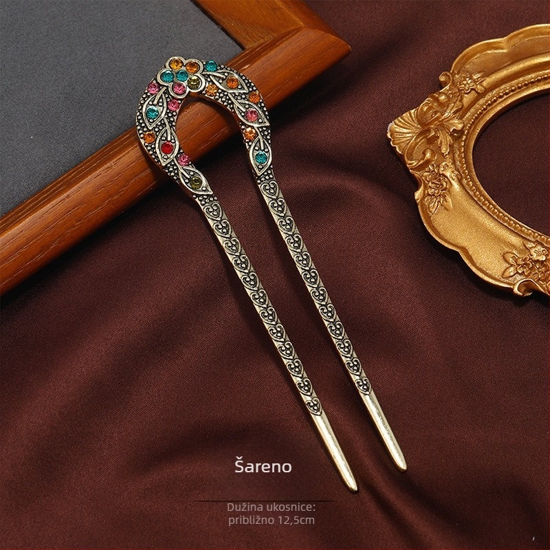 Julang vintage spona za kosu od legure – elektroplatirano, proljeće 2025