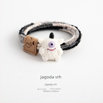 Gumica za kosu od tekstila, ručno izrađena, Zhiyi brand, koreanski stil