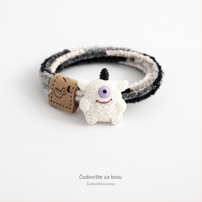 Gumica za kosu od tekstila, ručno izrađena, Zhiyi brand, koreanski stil