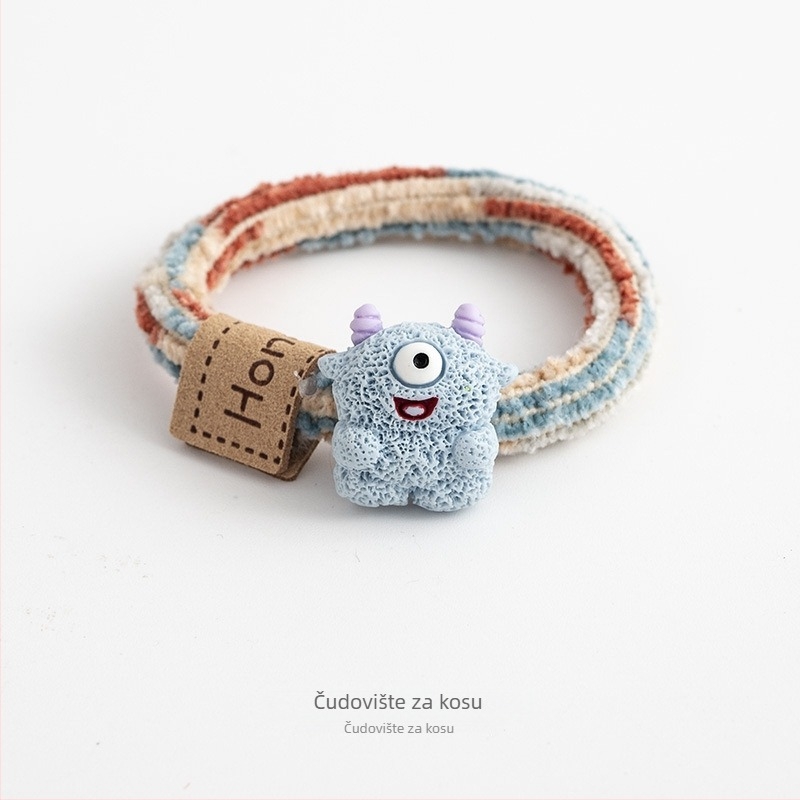 Gumica za kosu od tekstila, ručno izrađena, Zhiyi brand, koreanski stil