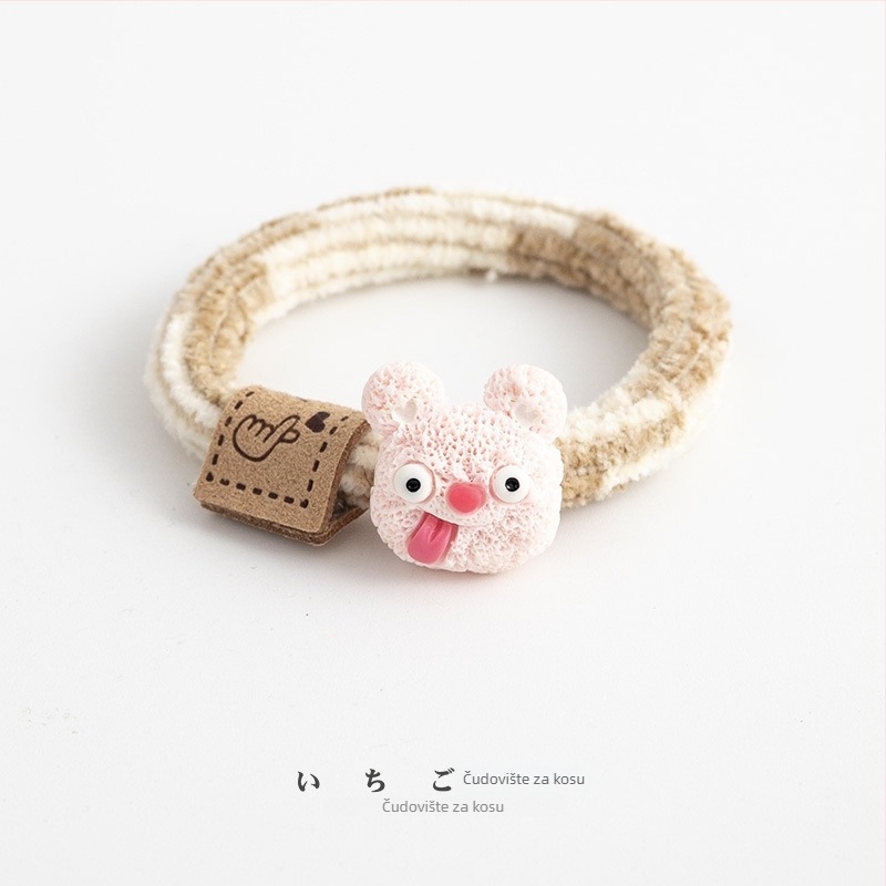 Gumica za kosu od tekstila, ručno izrađena, Zhiyi brand, koreanski stil