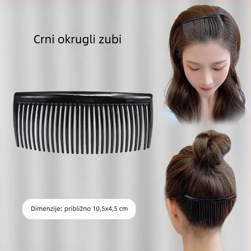 U-oblik plastična kopča za kosu, ručno izrađena, prirodni ženski stil, proljeće 2025