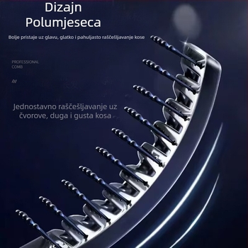 Plastični masažni češalj za uvijanje za duge kovrčave kose – luksuzni butik češalj