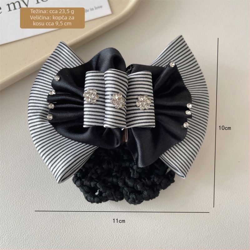 Dodatak za kosu s kristalnim cvijetom i mrežicom, metalna traka, stil Fashion OL, FW8029 – Sailing Shadow